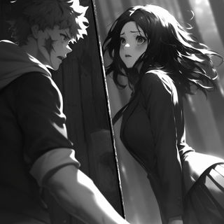 Mortarstroke style, Midjourney V7: black-and-white manga comic strip
