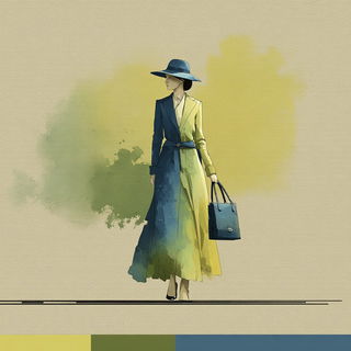 Washgorge style, Midjourney V7: haute-couture fashion outfit