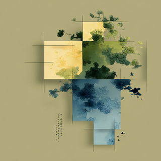 Washgorge style, Midjourney V7: creative pattern composition