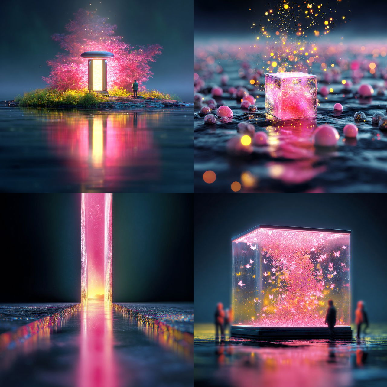 Petalfront style, Midjourney V7, render 1 of 4