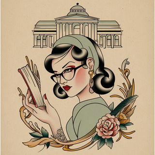 Tattooeglyphic style, Midjourney V7: Midlibrary