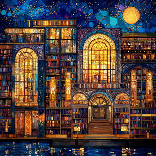 Operatic Mosaic style, Midjourney V7: Midlibrary
