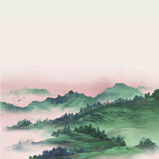 Lotus Hammerwash style, Midjourney V7: realistic landscape photograph of quiet dawn