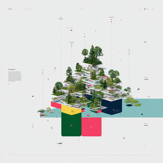 Terraced Measure style, Midjourney V7: megacity with futuristic bioarchitecture