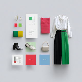 Terraced Measure style, Midjourney V7: haute-couture fashion outfit