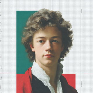 Terraced Measure style, Midjourney V7: classical 18th-century oil painting