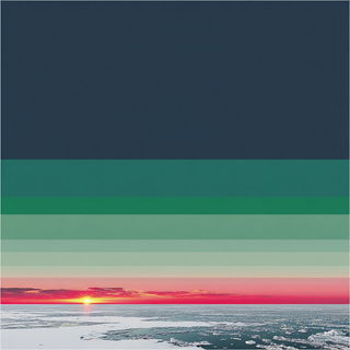 Terraced Measure style, Midjourney V7: realistic landscape photograph of quiet dawn