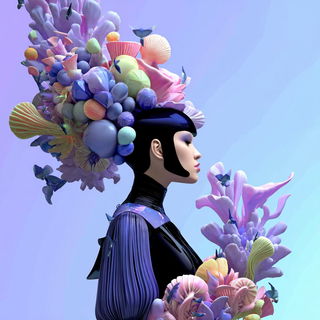 Marionette Terrascenics style, Midjourney V7: editorial illustration for popular scientific magazine cover