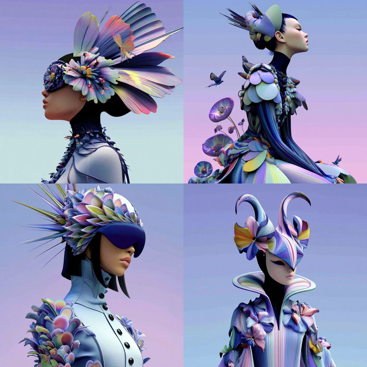 Marionette Terrascenics style, Midjourney V7, render 1 of 4