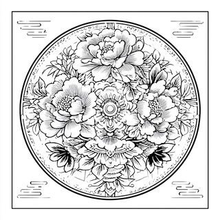 Serpentakusa style, Midjourney V7: traditional folk art