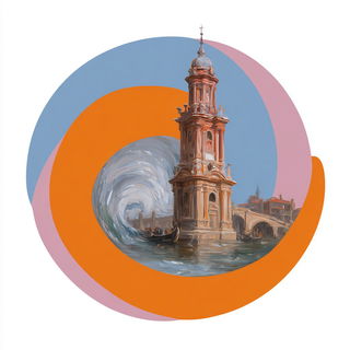 Keyframe Floridrama style, Midjourney V7: bold minimalist logo design for Istanbul city municipal services