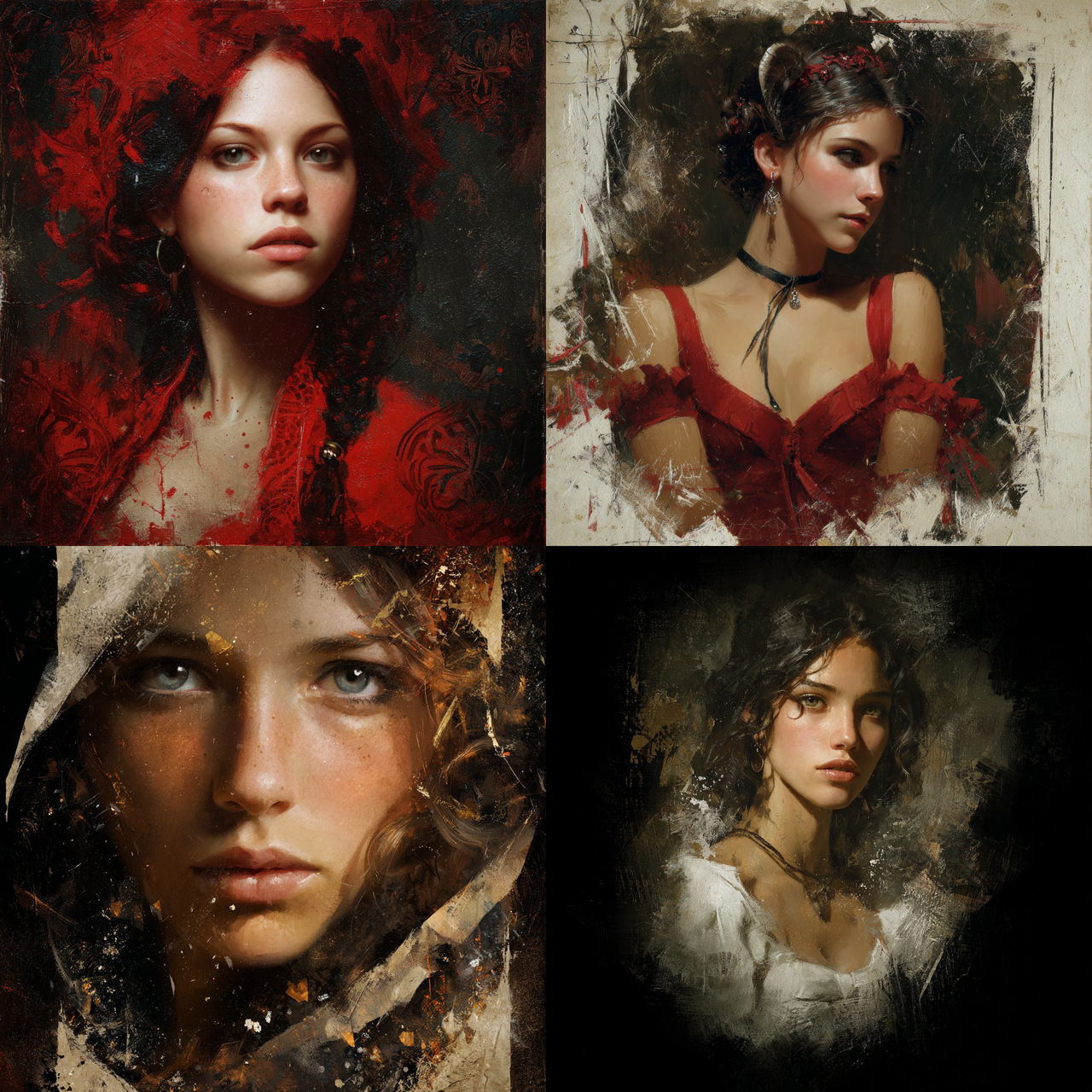 Bastien Lecouffe-Deharme style, Midjourney V7, render 1 of 4