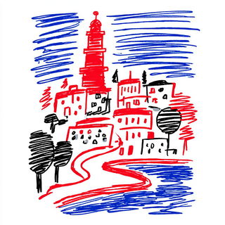 Erosionist Iconography style, Midjourney V7: bold minimalist logo design for Istanbul city municipal services