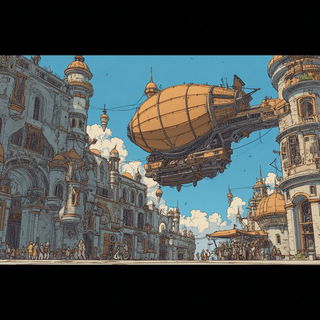 Peachstone Cathedralism style, Midjourney V7: cinematic shot from sci-fi movie