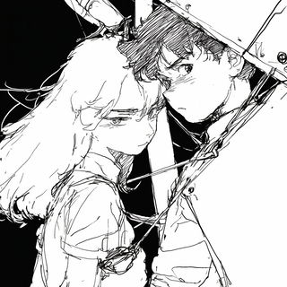 Skullmarch Chalcography style, Midjourney V7: black-and-white manga comic strip