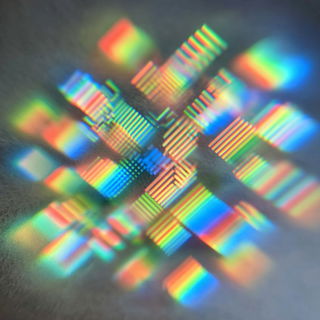 Oculus Bleed style, Midjourney V7: abstract 3D render