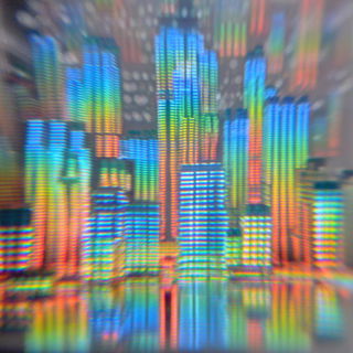 Oculus Bleed style, Midjourney V7: megacity with futuristic bioarchitecture