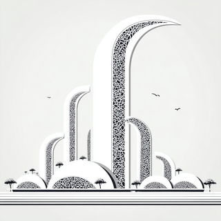 Bluevault Eidolon style, Midjourney V7: megacity with futuristic bioarchitecture