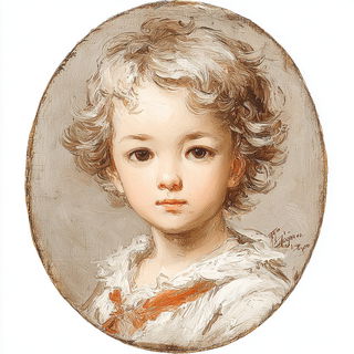 Enamelcliff style, Midjourney V7: classical 18th-century oil painting