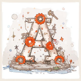 Enamelcliff style, Midjourney V7: typographic composition with large letters
