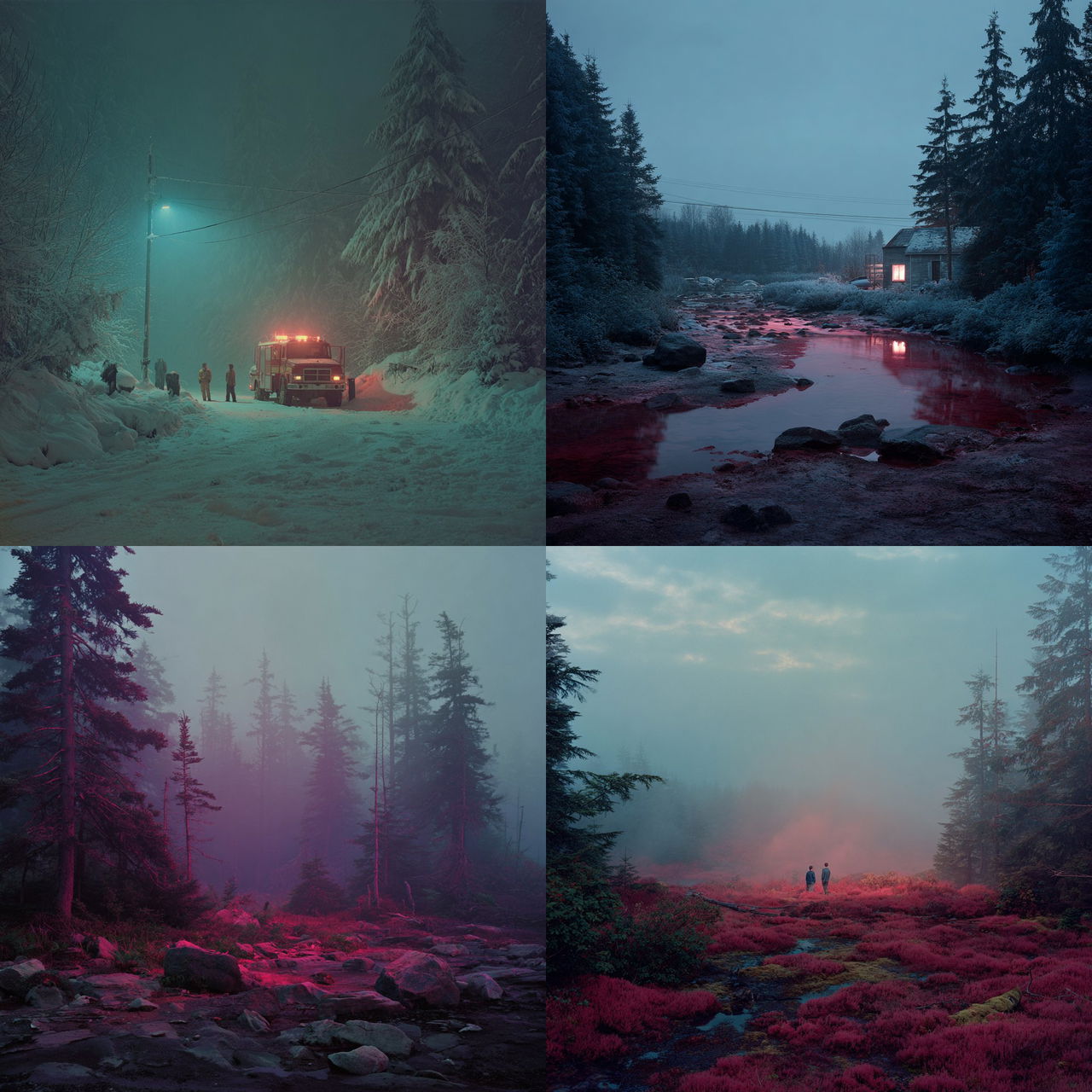 Benoit Paille style, Midjourney V7, render 1 of 4