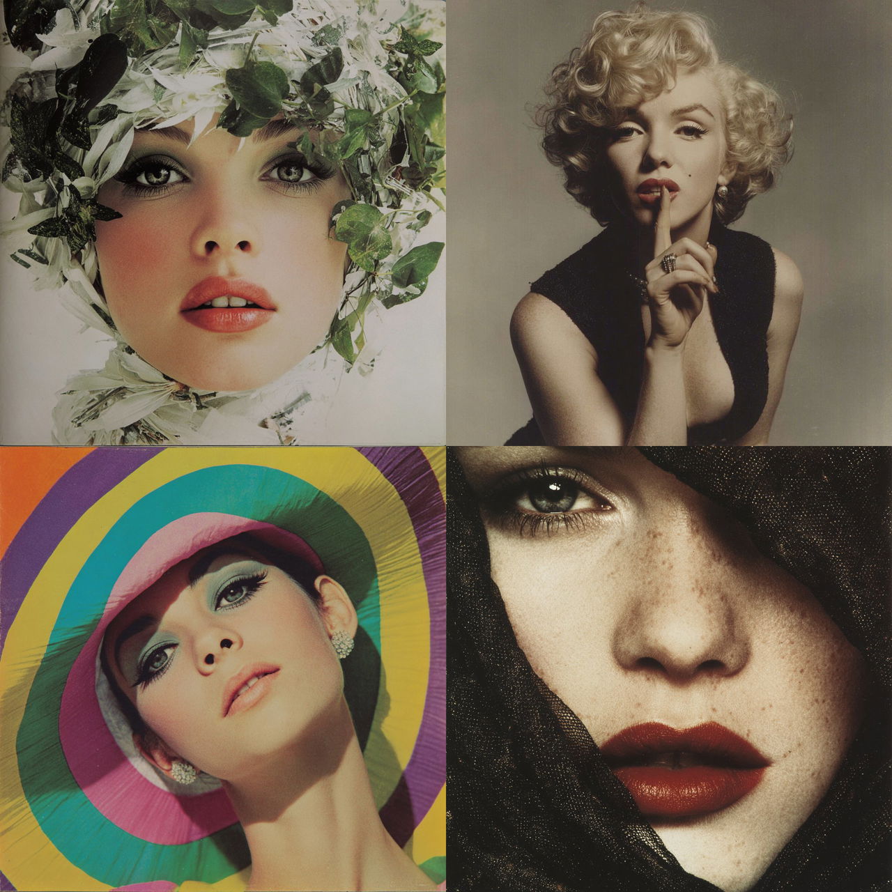 Bert Stern style, Midjourney V7, render 1 of 4