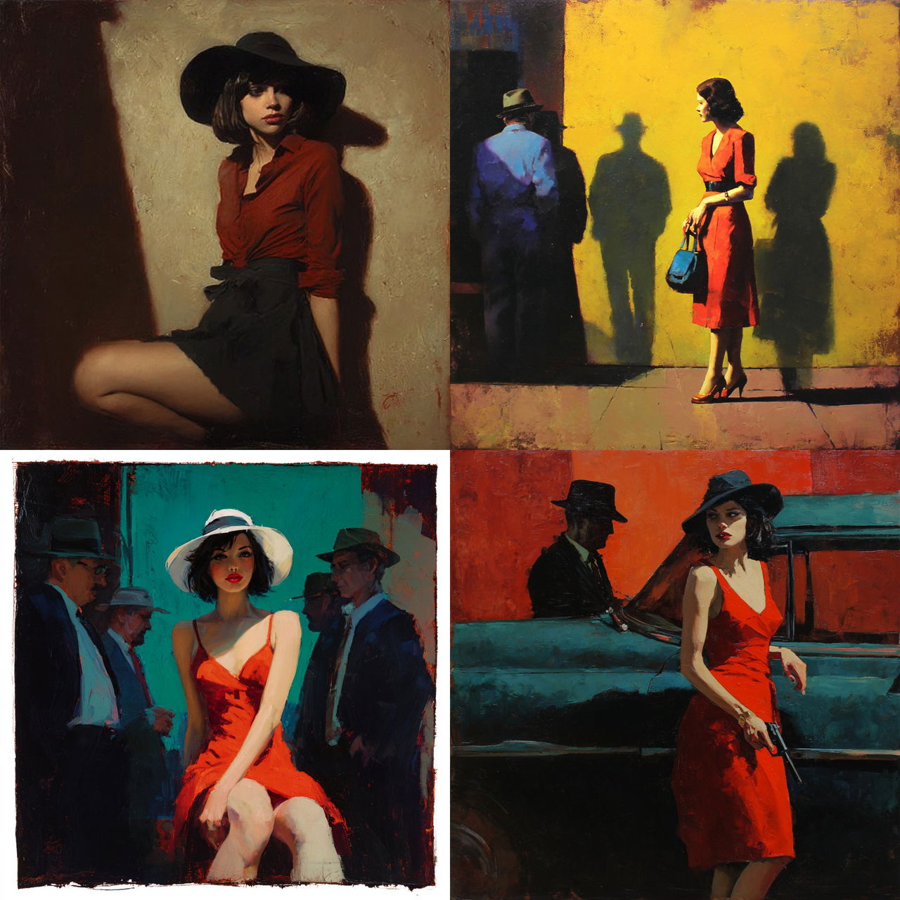 Bill Brauer style, Midjourney V7, render 1 of 4