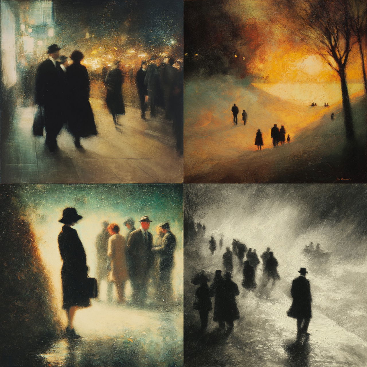 Bill Jacklin style, Midjourney V7, render 1 of 4