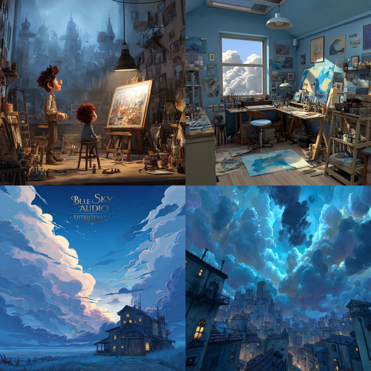 Blue Sky Animation Studio style, Midjourney V7, render 1 of 4