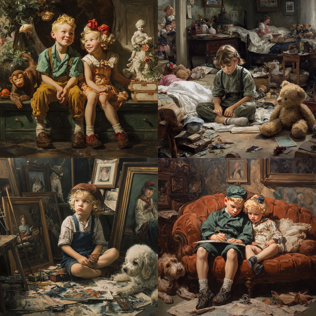 Bob Byerley style, Midjourney V7, render 1 of 4