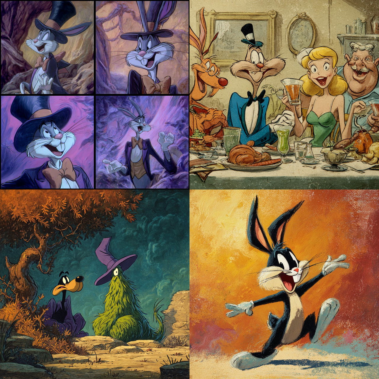 Bob Clampett style, Midjourney V7, render 1 of 4