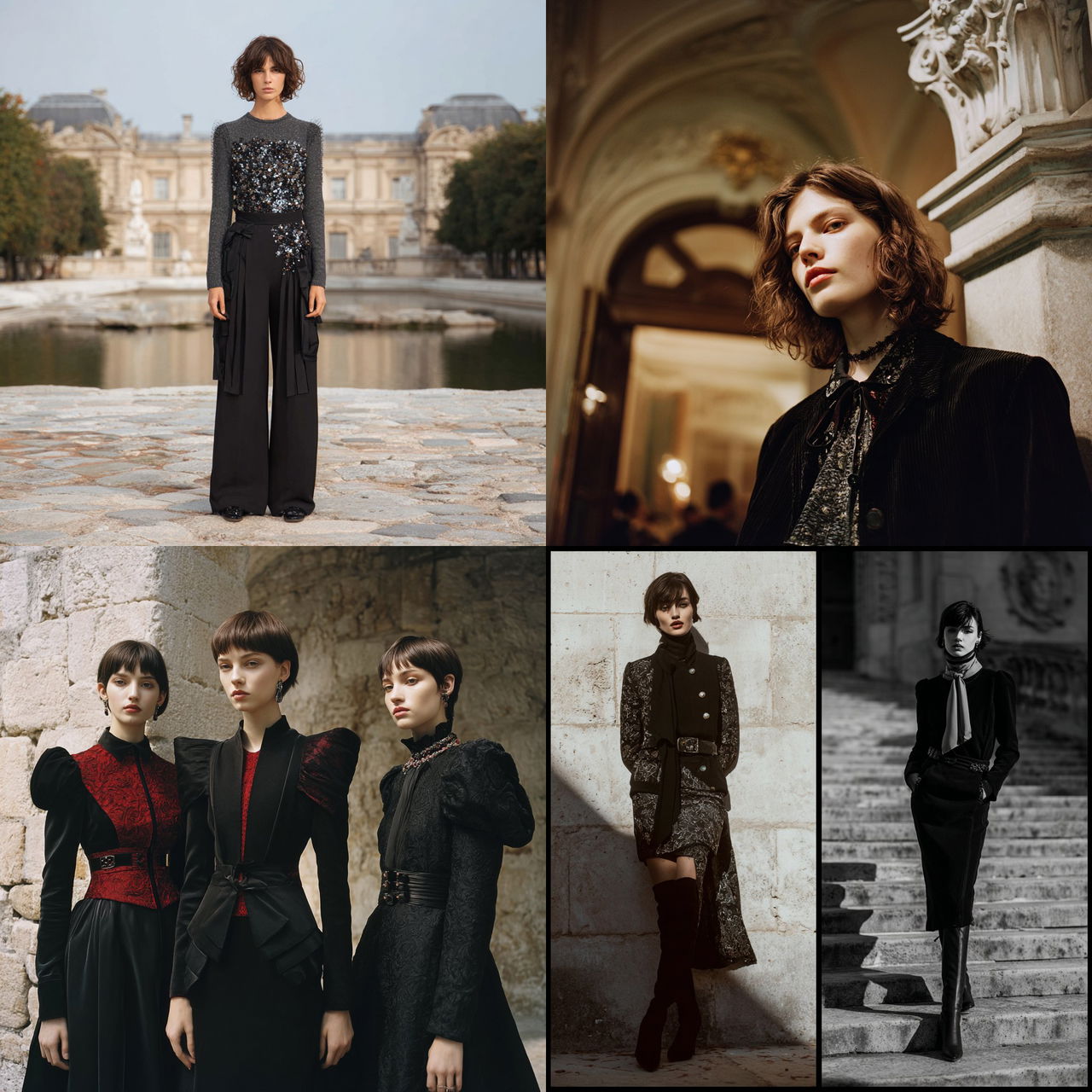 Bouchra Jarrar style, Midjourney V7, render 1 of 4
