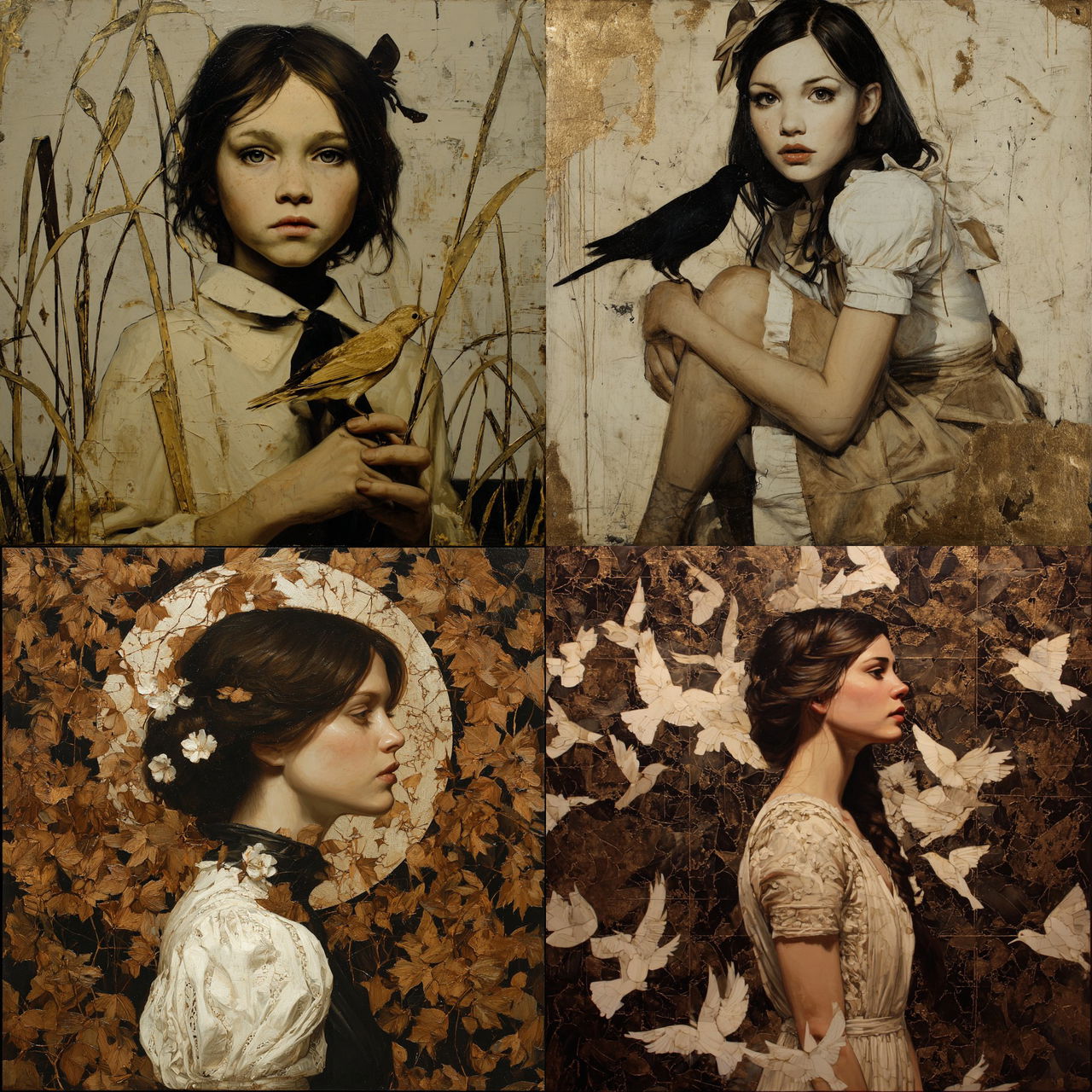 Brad Kunkle style, Midjourney V7, render 1 of 4