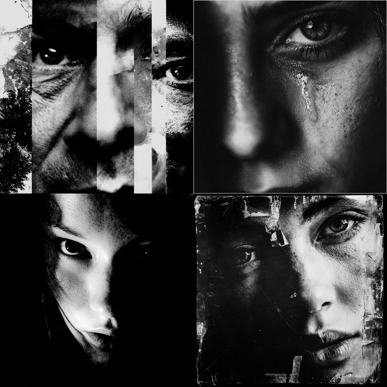 Brett Walker style, Midjourney V7, render 1 of 4