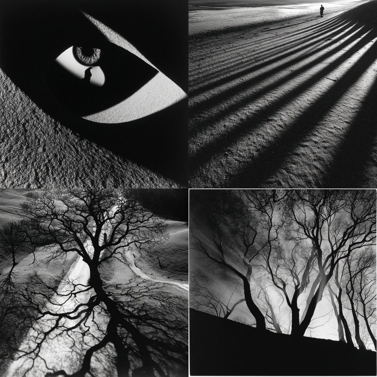Brett Weston style, Midjourney V7, render 1 of 4