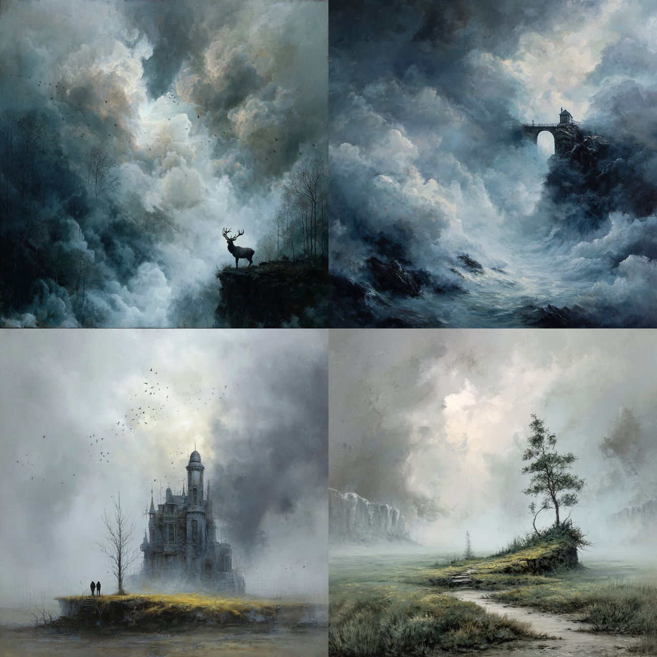 Brian Mashburn style, Midjourney V7, render 1 of 4