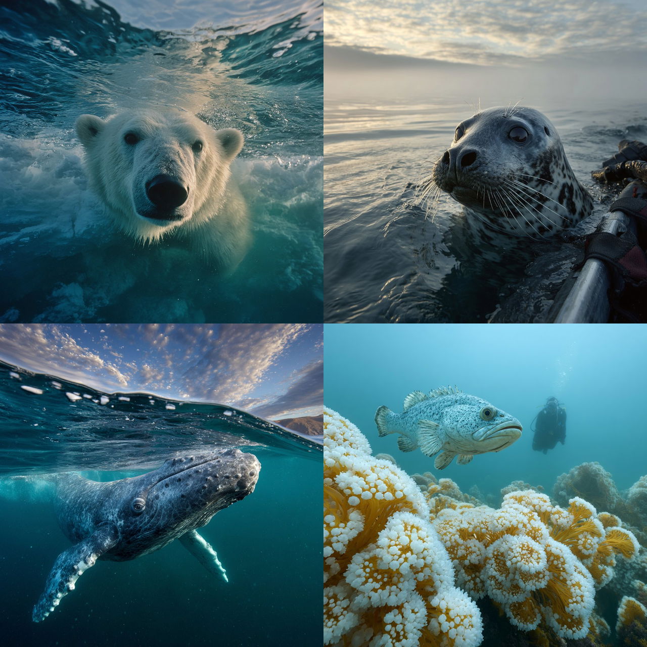 Brian Skerry style, Midjourney V7, render 1 of 4