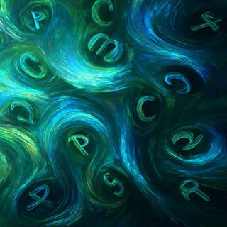Marble Tempest style, Midjourney V7: typographic composition with large letters