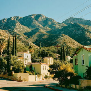 Sunblind Botanica style, Midjourney V7: realistic landscape photograph of quiet dawn