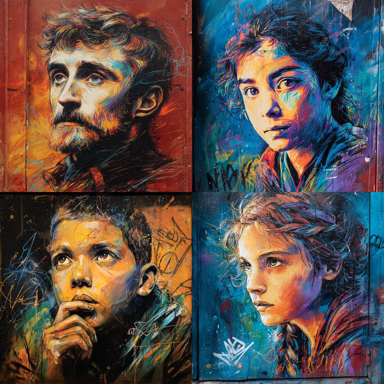 C215 style, Midjourney V7, render 1 of 4