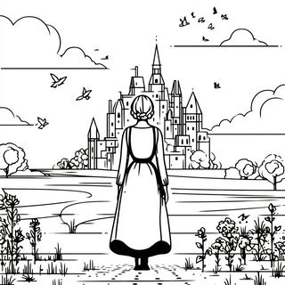 Portalink style, Midjourney V7: retro fairy-tale illustration