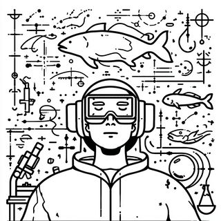 Portalink style, Midjourney V7: editorial illustration for popular scientific magazine cover