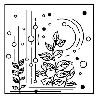 Portalink style, Midjourney V7: creative pattern composition