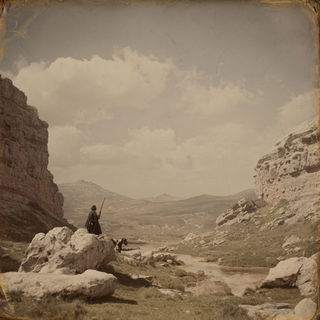 Albumen Surrealism style, Midjourney V7: cinematic shot from sci-fi movie