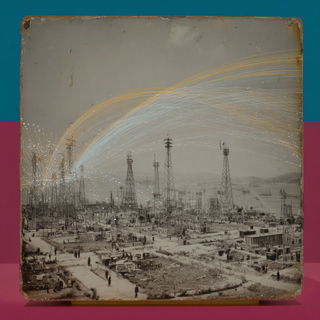 Albumen Surrealism style, Midjourney V7: technical infrastructure blueprint schematics