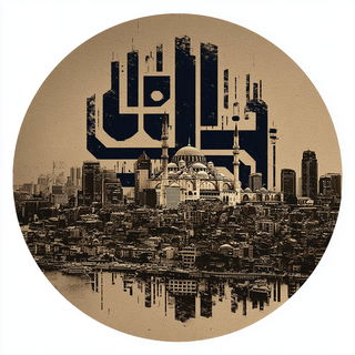 Sepiatrek style, Midjourney V7: bold minimalist logo design for Istanbul city municipal services