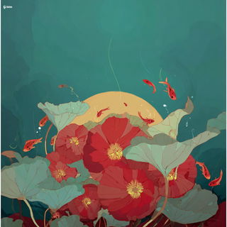 Bannervane style, Midjourney V7: creative pattern composition