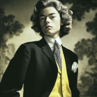 Couturewild style, Midjourney V7: classical 18th-century oil painting