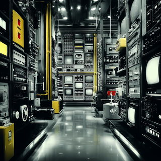Couturewild style, Midjourney V7: technical infrastructure blueprint schematics
