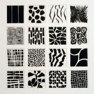 Lampblack Lattice style, Midjourney V7: creative pattern composition